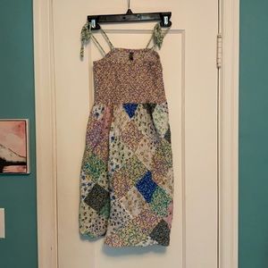 Girls patchwork beach sundress